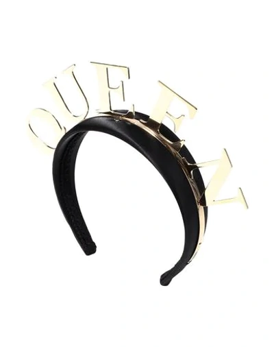 Shop Dolce & Gabbana Woman Hair Accessory Black Size - Polyamide, Brass