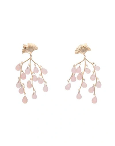 Shop Apples & Figs Earrings In Gold