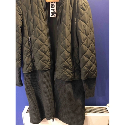 Pre-owned Bark Khaki Wool Coat