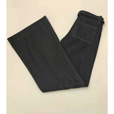 Pre-owned Balenciaga Blue Cotton Jeans