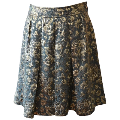 Pre-owned Etro Silk Mid-length Skirt In Multicolour