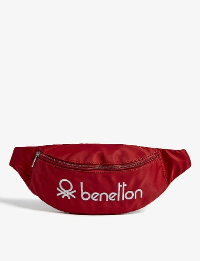 Shop Benetton Unisex Logo Nylon Bumbag