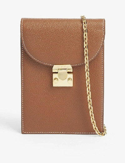 Shop Mark Cross Francis Leather Shoulder Bag