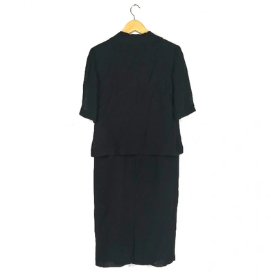 Pre-owned Hardy Amies Maxi Dress In Black
