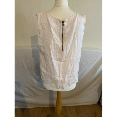 Pre-owned Alice And Olivia Silk Blouse In Pink