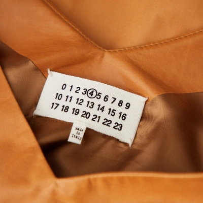 Pre-owned Maison Margiela Camel Leather Dress