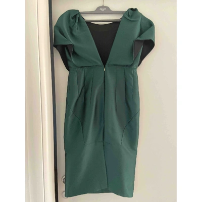 Pre-owned Aquilano Rimondi Mid-length Dress In Green