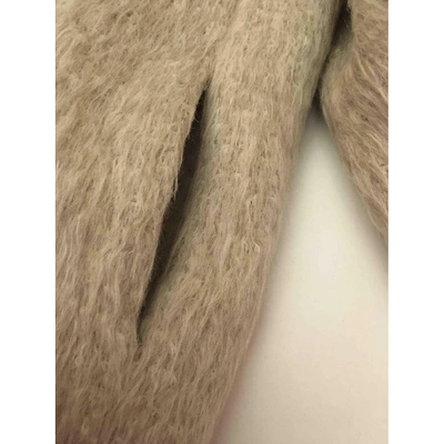 Pre-owned Chloé Wool Short Vest In Ecru