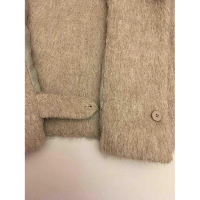 Pre-owned Chloé Wool Short Vest In Ecru