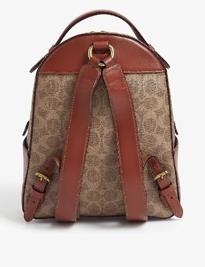 Shop Coach Campus Glovetanned Leather Backpack In B4/tan Rust