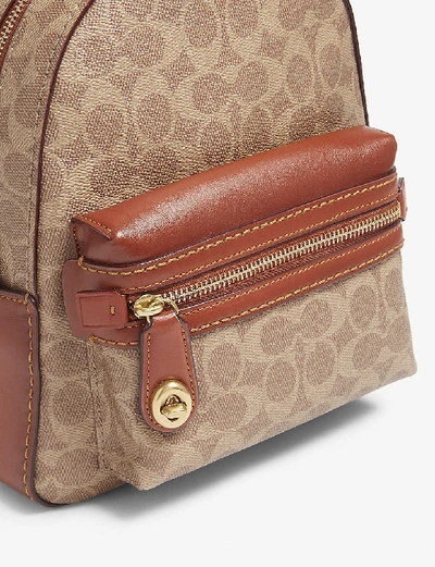 Shop Coach Campus Glovetanned Leather Backpack In B4/tan Rust