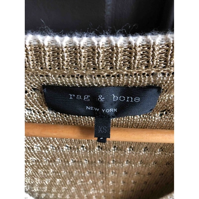 Pre-owned Rag & Bone Gold Viscose Knitwear