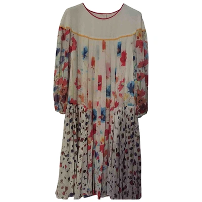 Pre-owned Wunderkind Multicolour Silk Dress