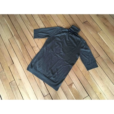 Pre-owned Louis Vuitton Wool Jumper In Khaki