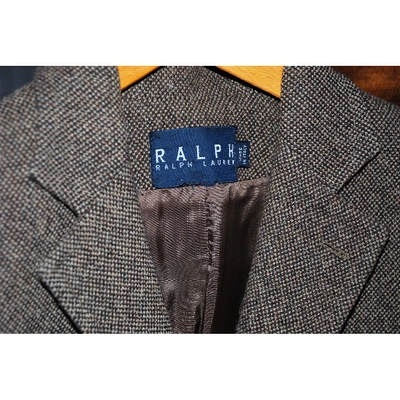 Pre-owned Ralph Lauren Wool Blazer In Brown