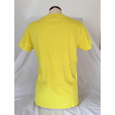 Pre-owned Moschino Yellow Cotton Top