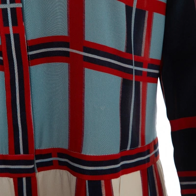 Pre-owned Preen By Thornton Bregazzi Silk Maxi Dress In Multicolour