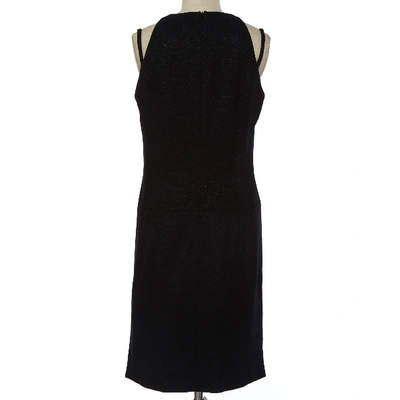 Pre-owned Givenchy Wool Mid-length Dress In Black