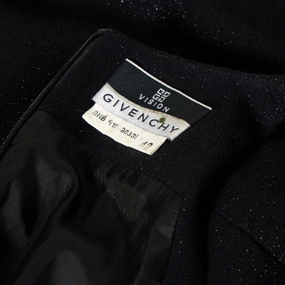 Pre-owned Givenchy Wool Mid-length Dress In Black