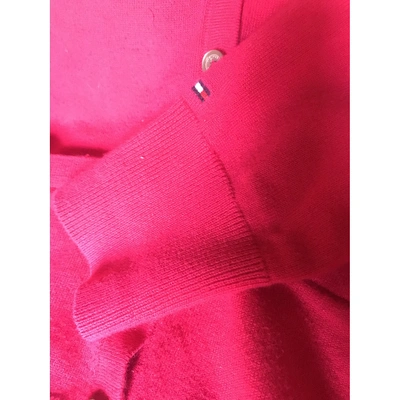 Pre-owned Tommy Hilfiger Pink Cotton Knitwear