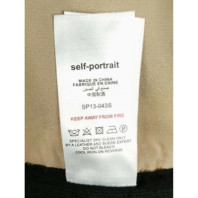 Pre-owned Self-portrait Short Pants In Black