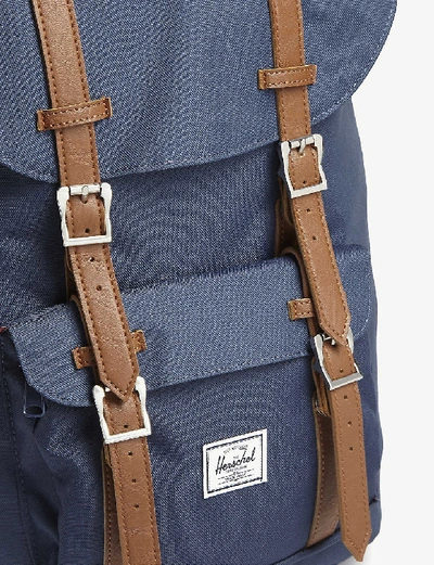 Shop Herschel Supply Co Women's Navy Retreat Light Canvas Backpack