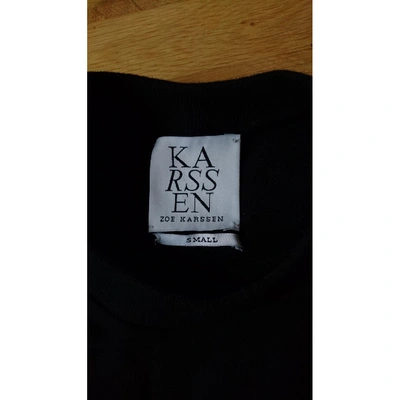 Pre-owned Zoe Karssen Black Cotton Knitwear