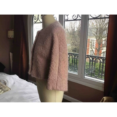 Pre-owned Balenciaga Wool Short Vest In Pink