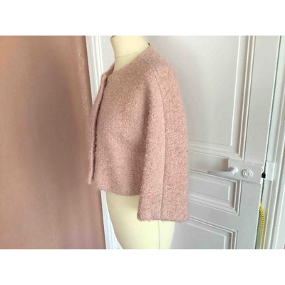 Pre-owned Balenciaga Wool Short Vest In Pink