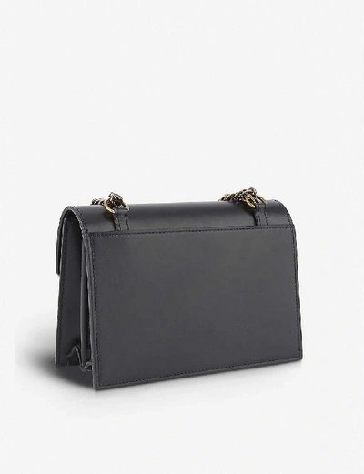 Shop Christian Louboutin Elisa Small Leather Shoulder Bag In Black