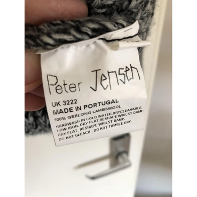 Pre-owned Peter Jensen Grey Wool Knitwear