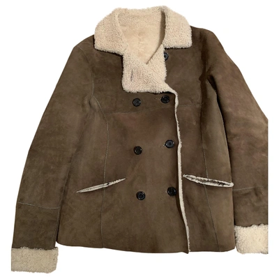 Pre-owned Swildens Khaki Shearling Jacket