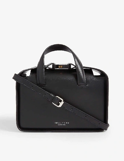 Shop Alyx Brie Mini Leather Cross-body Bag In Blk0001-black