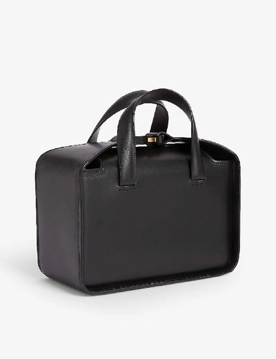 Shop Alyx Brie Mini Leather Cross-body Bag In Blk0001-black