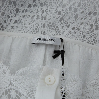 Pre-owned Vilshenko White Cotton Top