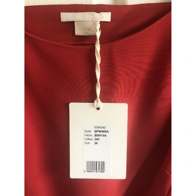 Pre-owned Antonio Berardi Mini Dress In Red