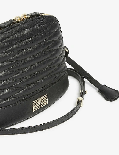 Shop Sandro Thelma Leather Shoulder Bag