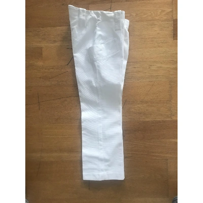 Pre-owned Barbara Bui Short Pants In White