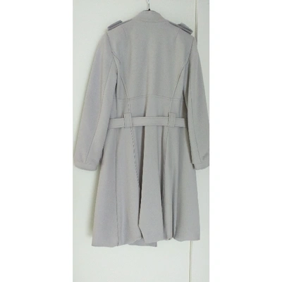 Pre-owned Patrizia Pepe Wool Coat In Grey