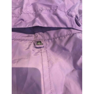 Pre-owned Allegri Trench Coat In Purple