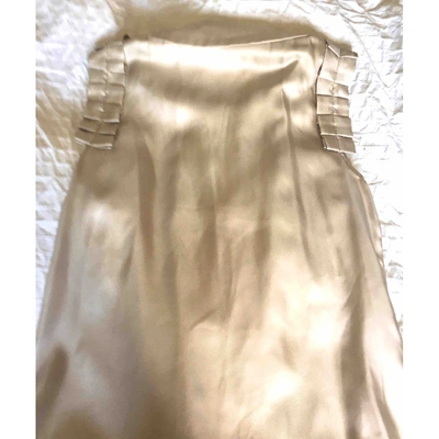 Pre-owned Marc By Marc Jacobs Silk Vest In Gold