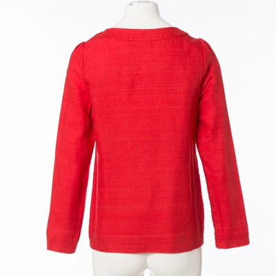 Pre-owned Chloé Linen Top In Red