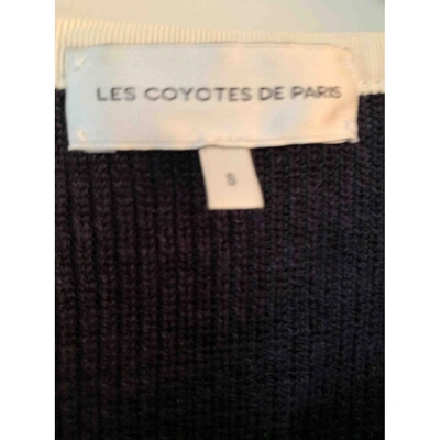Pre-owned Les Coyotes De Paris Blue Wool Knitwear