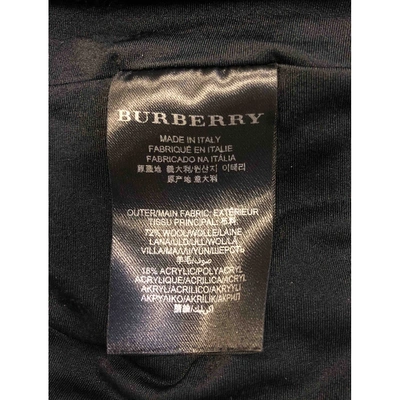 Pre-owned Burberry Brown Wool Dress