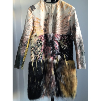 Pre-owned Fendi Multicolour Mink Coat