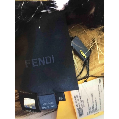 Pre-owned Fendi Multicolour Mink Coat