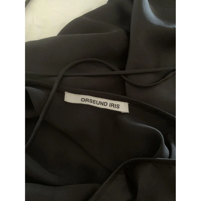 Pre-owned Orseund Iris Black Dress