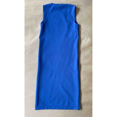 Pre-owned Wolford Mini Dress In Blue