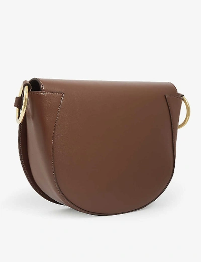 Shop Stella Mccartney Half Moon Large Vegan-leather Shoulder Bag