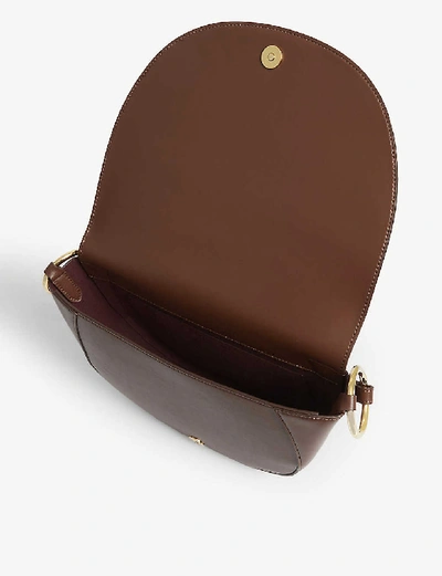 Shop Stella Mccartney Half Moon Large Vegan-leather Shoulder Bag